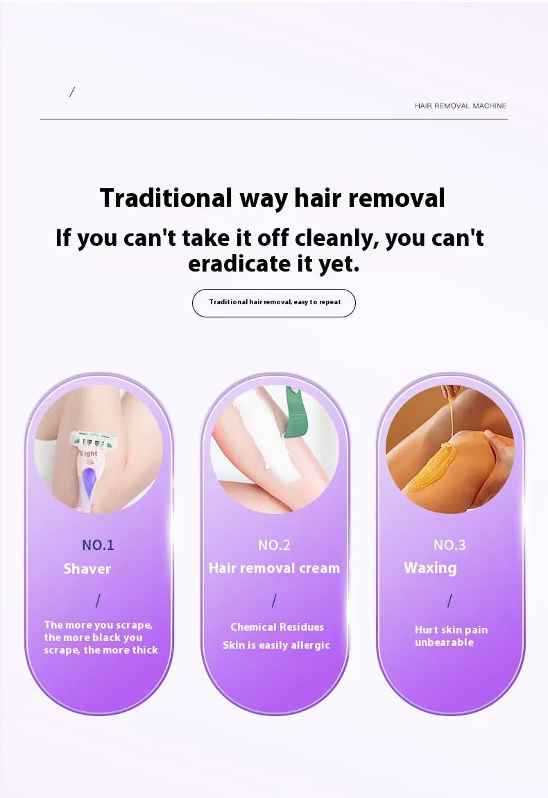 IPL Laser Epilator in use