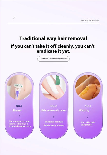 IPL Laser Epilator in use